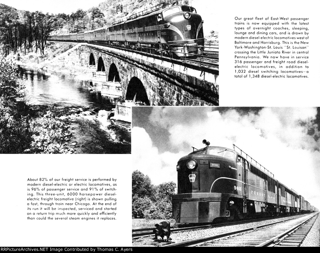 PRR "Pictorial Review Of Progress," Page 3, 1953